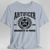 DnD Artificer Class University T-Shirt - Aaria Tees Aaria Tees