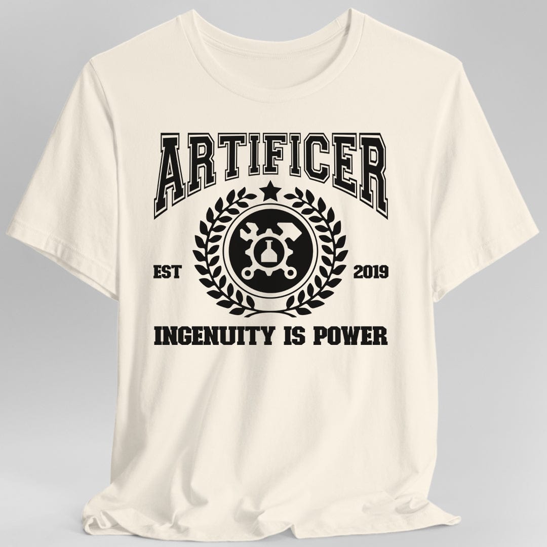 DnD Artificer Class University T-Shirt - Aaria Tees Aaria Tees