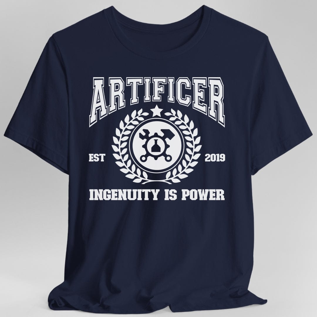 DnD Artificer Class University T-Shirt - Aaria Tees Aaria Tees