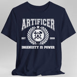 DnD Artificer Class University T-Shirt - Aaria Tees Aaria Tees