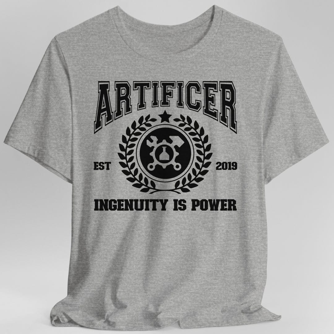 DnD Artificer Class University T-Shirt - Aaria Tees Aaria Tees