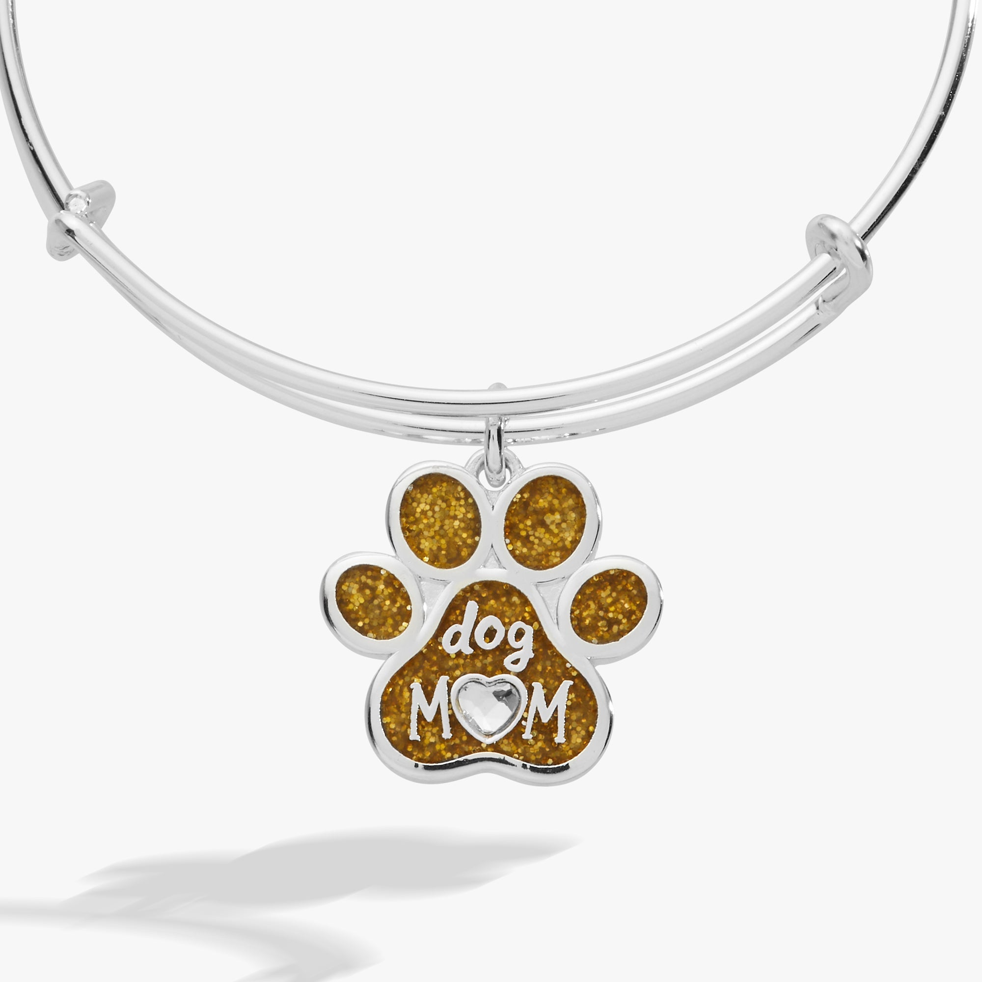 Dog Mom Charm Bangle - Aaria Tees Aaria Tees