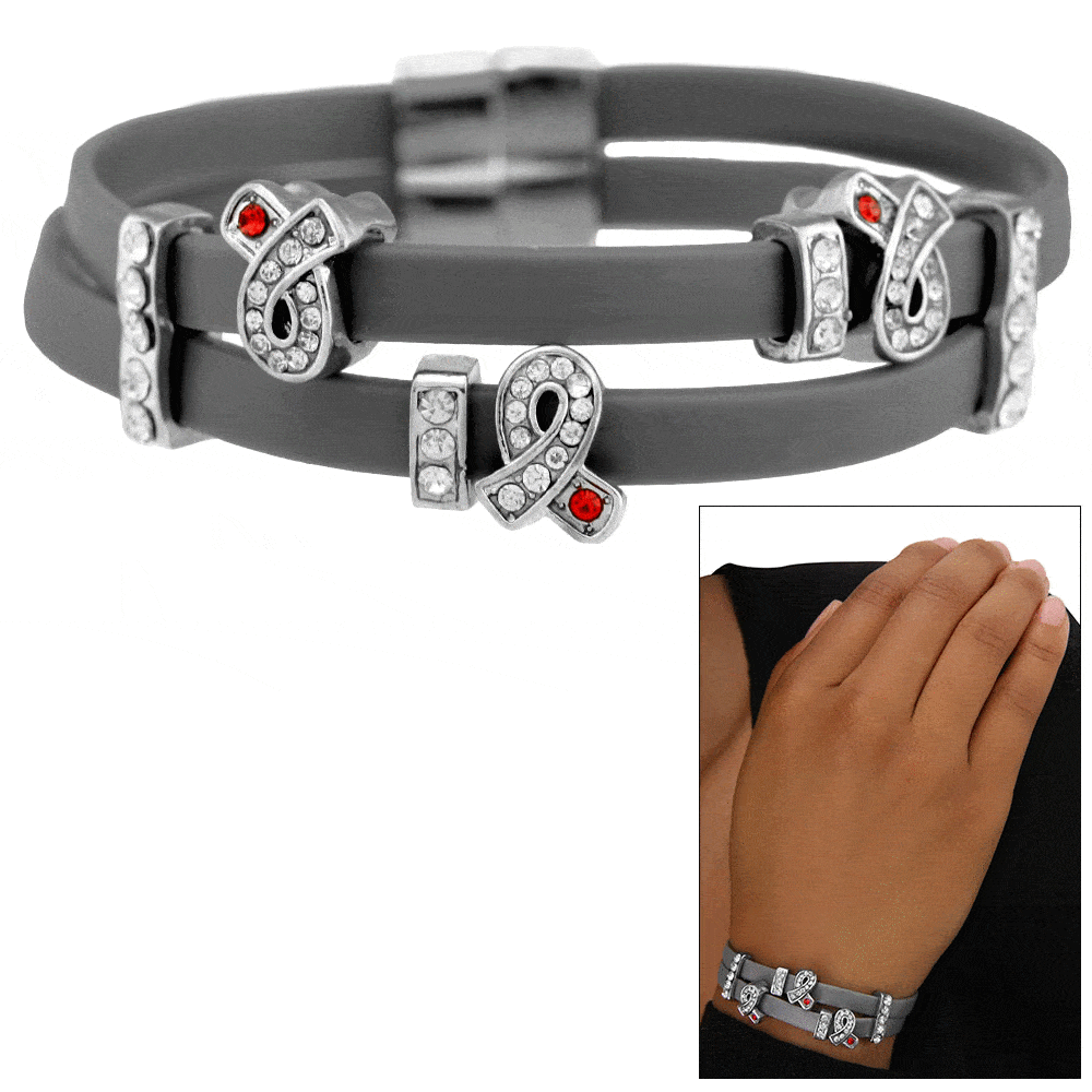 Double Up Diabetes Awareness Bracelet - Aaria Tees Aaria Tees