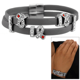 Double Up Diabetes Awareness Bracelet - Aaria Tees Aaria Tees