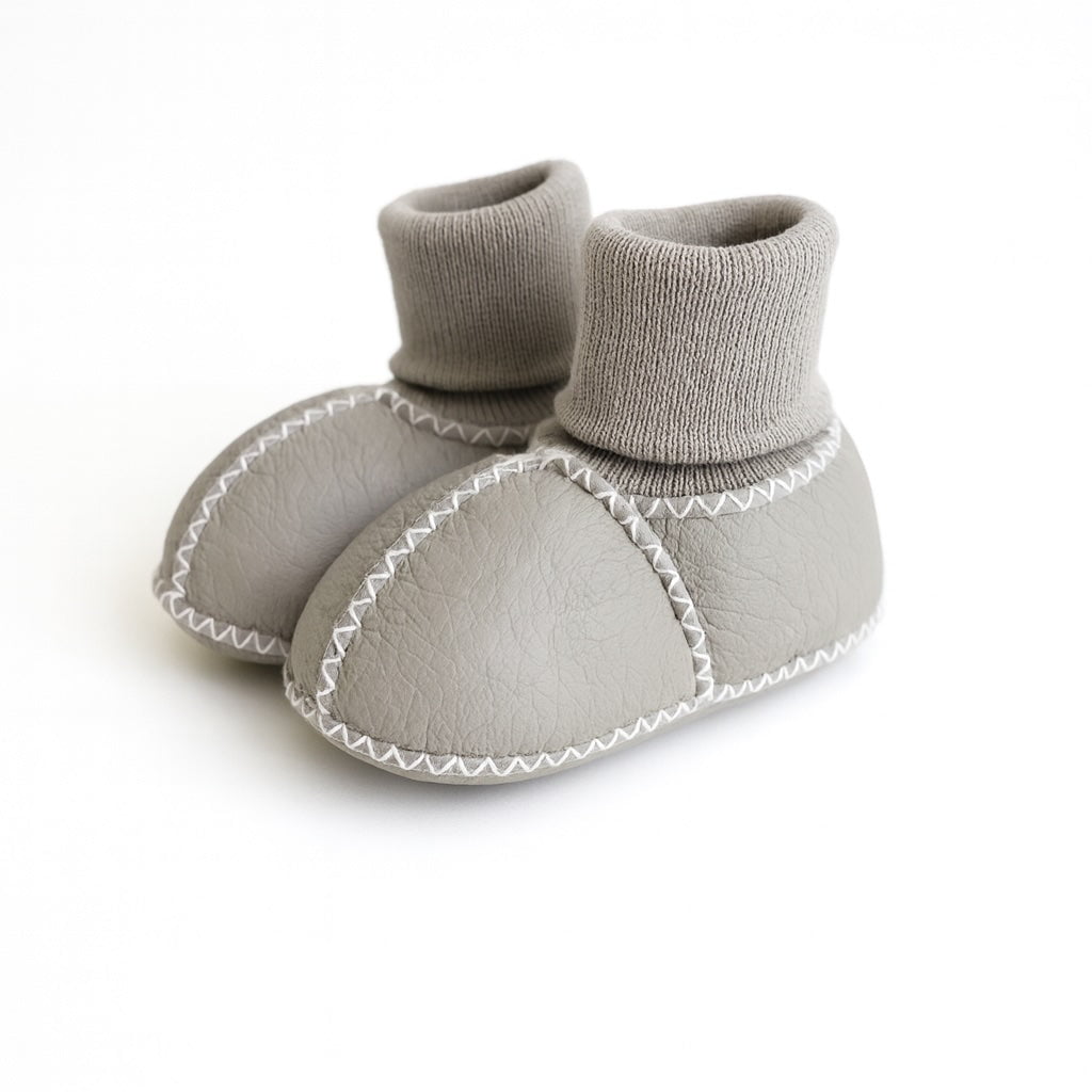 cozy booties | Dove Grey - Aaria Tees