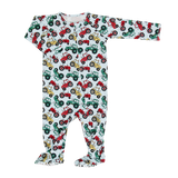 Down on the Farm Zipper Footie Aaria Tees