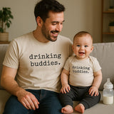 adult graphic tee | drinking buddies - Aaria Tees Aaria Tees