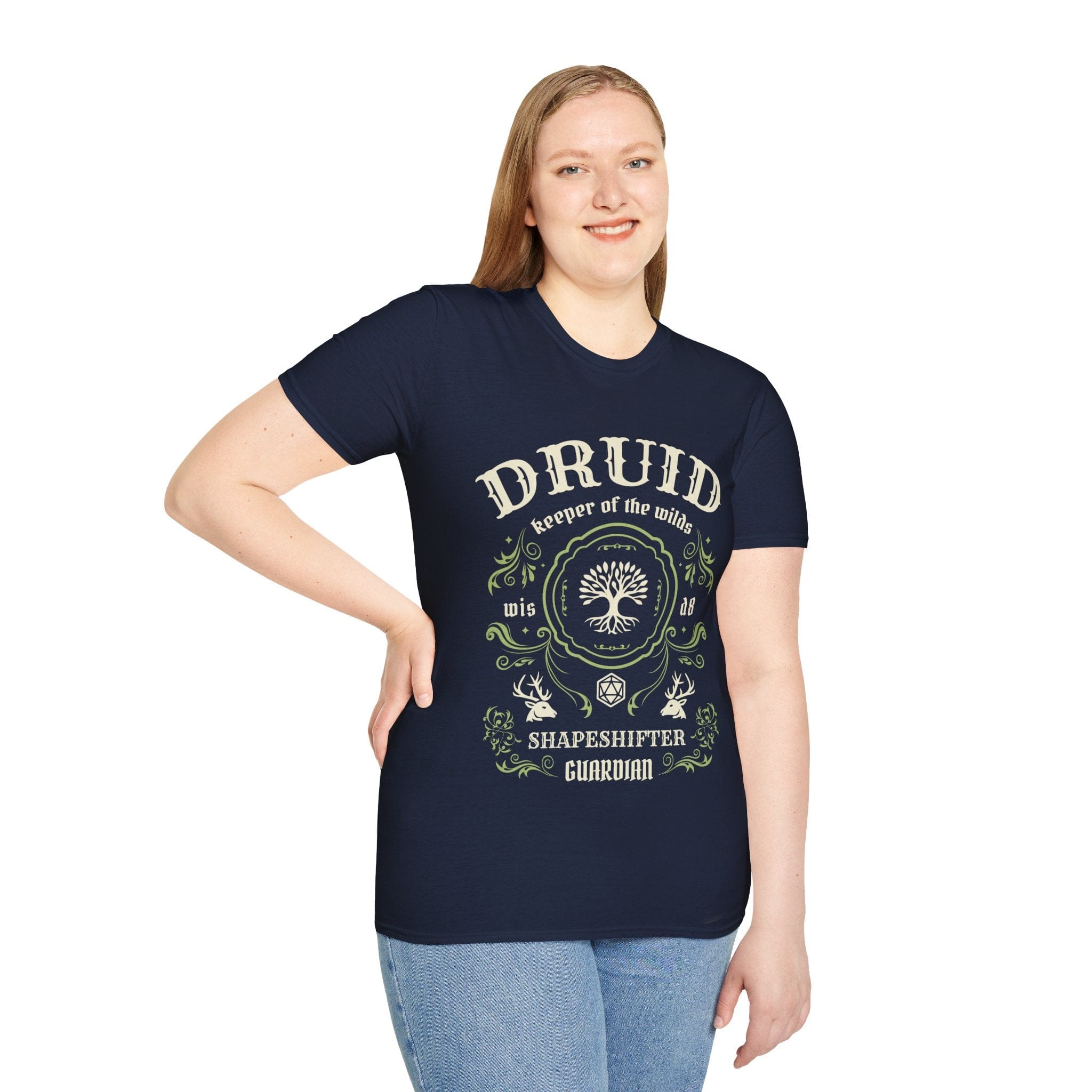 Druid Class Vintage Label T-Shirt - Aaria Tees Aaria Tees
