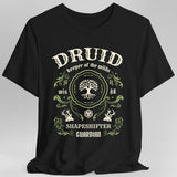 Druid Class Vintage Label T-Shirt - Aaria Tees Aaria Tees
