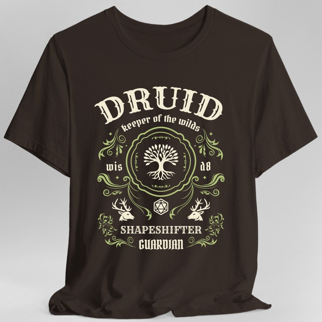 Druid Class Vintage Label T-Shirt - Aaria Tees