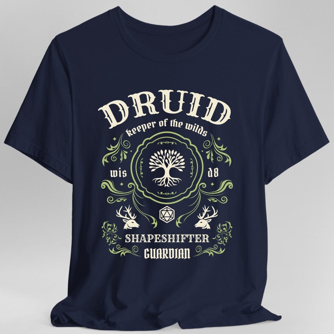 Druid Class Vintage Label T-Shirt - Aaria Tees Aaria Tees