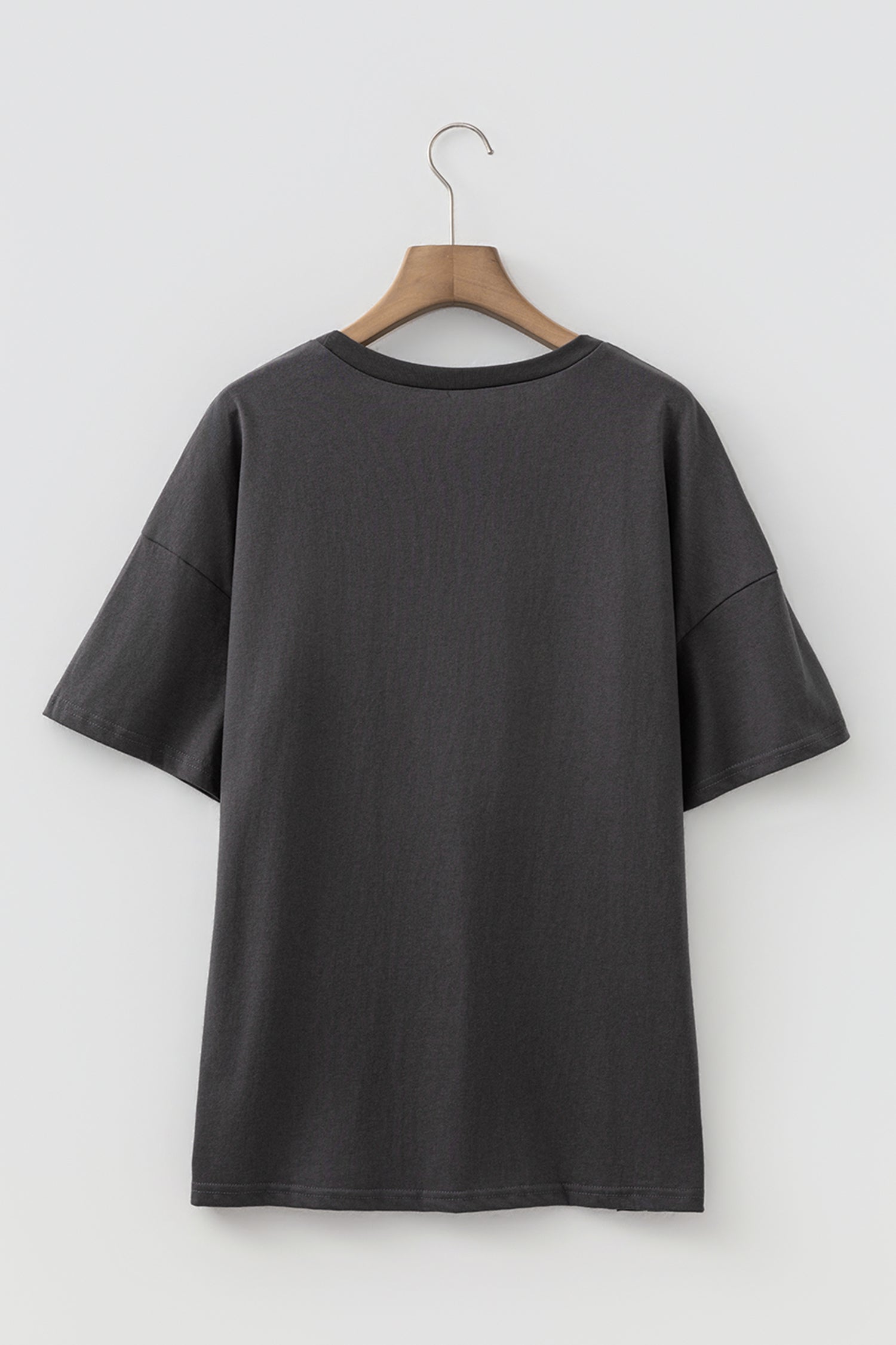 Dark Grey Cheetah Striped Print Retro Fashion Graphic Tee - Aaria Tees Aaria Tees