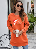 BELIEVE Graphic Tunic Sweatshirt Aaria Tees