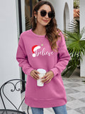 BELIEVE Graphic Tunic Sweatshirt Aaria Tees