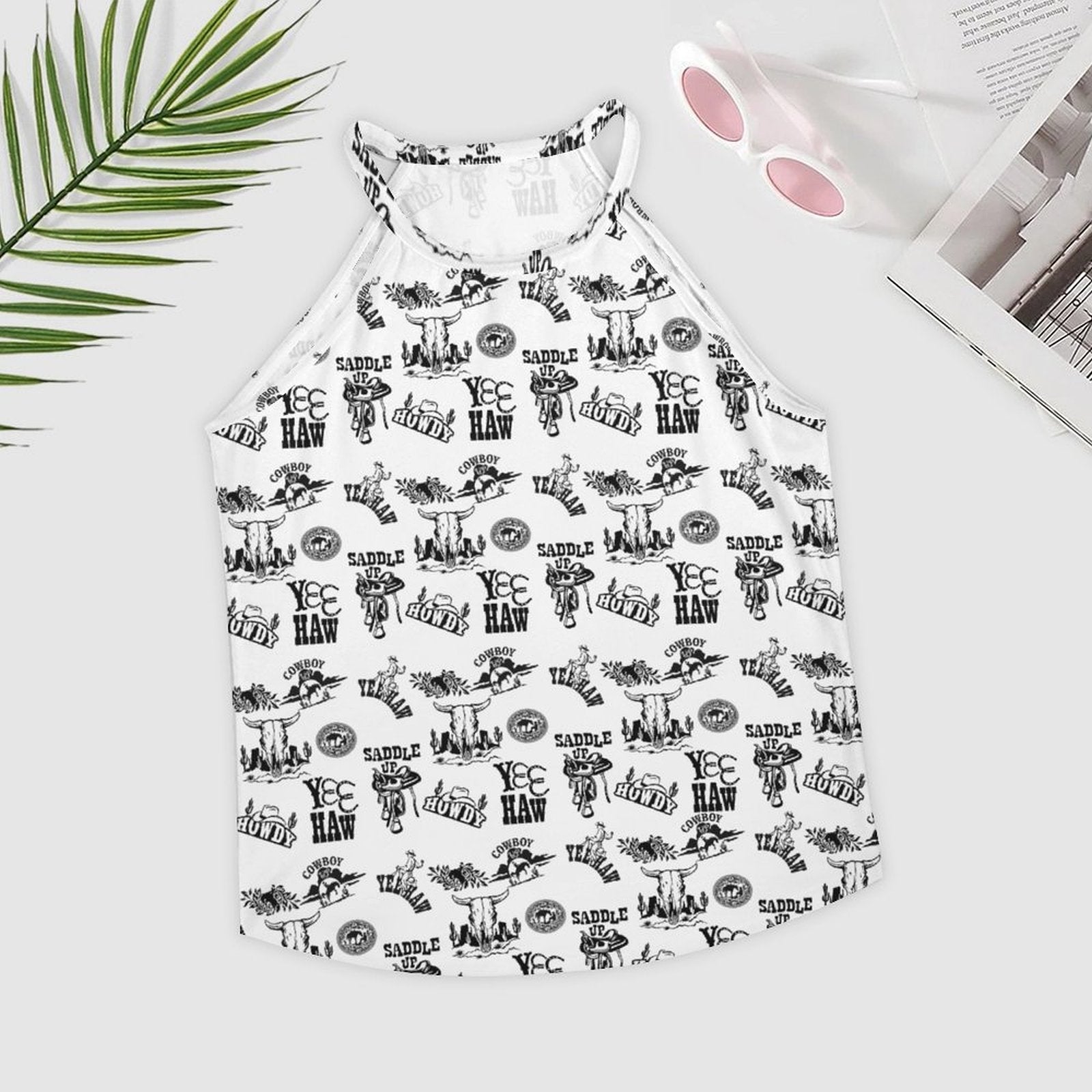 Baha Ranch Western Graphic Tank Top - Aaria Tees Aaria Tees