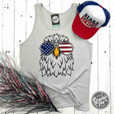 Eagle Aviator Silver Unisex Tank - Aaria Tees Aaria Tees