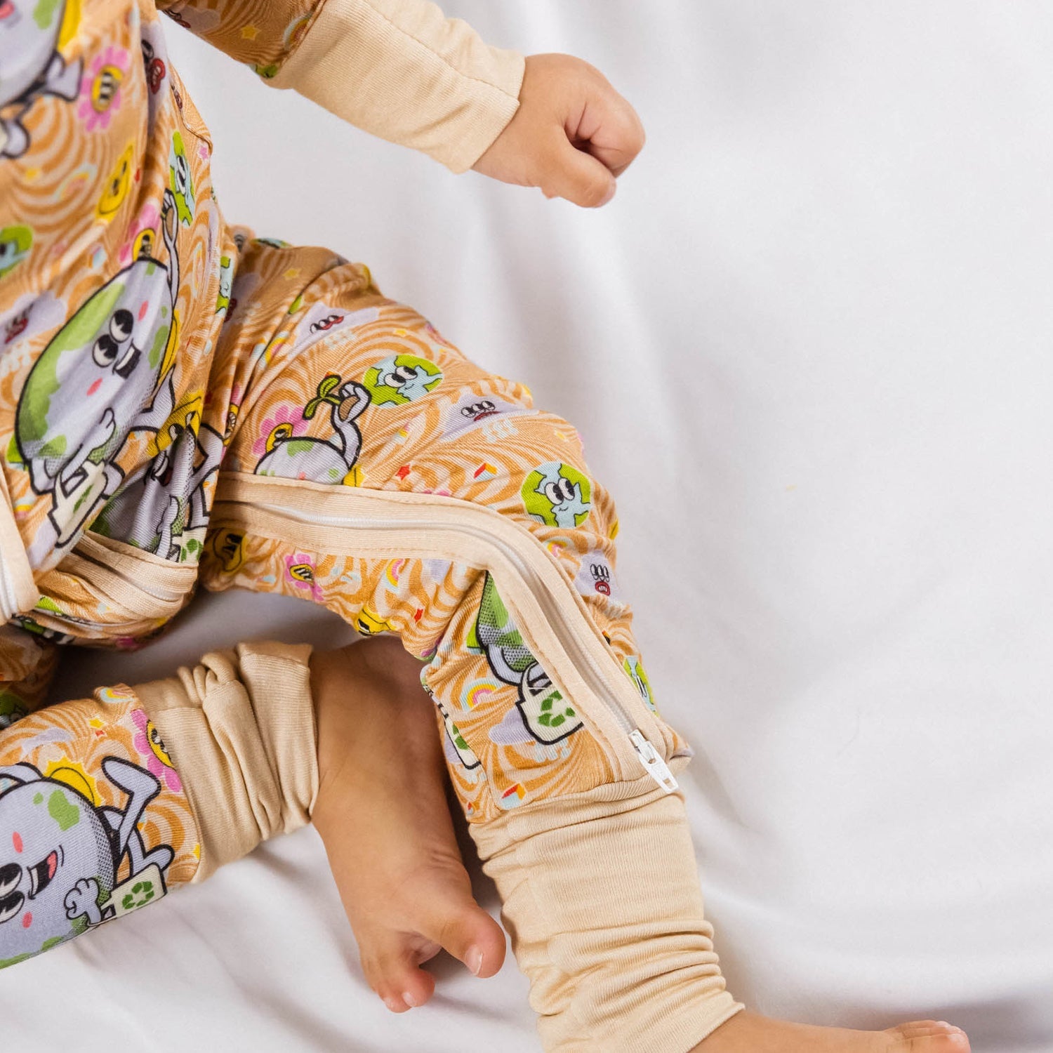 LIL' EARTHLING BAMBOO ZIPPY - Aaria Tees Aaria Tees