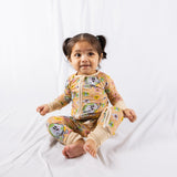 LIL' EARTHLING BAMBOO ZIPPY - Aaria Tees Aaria Tees