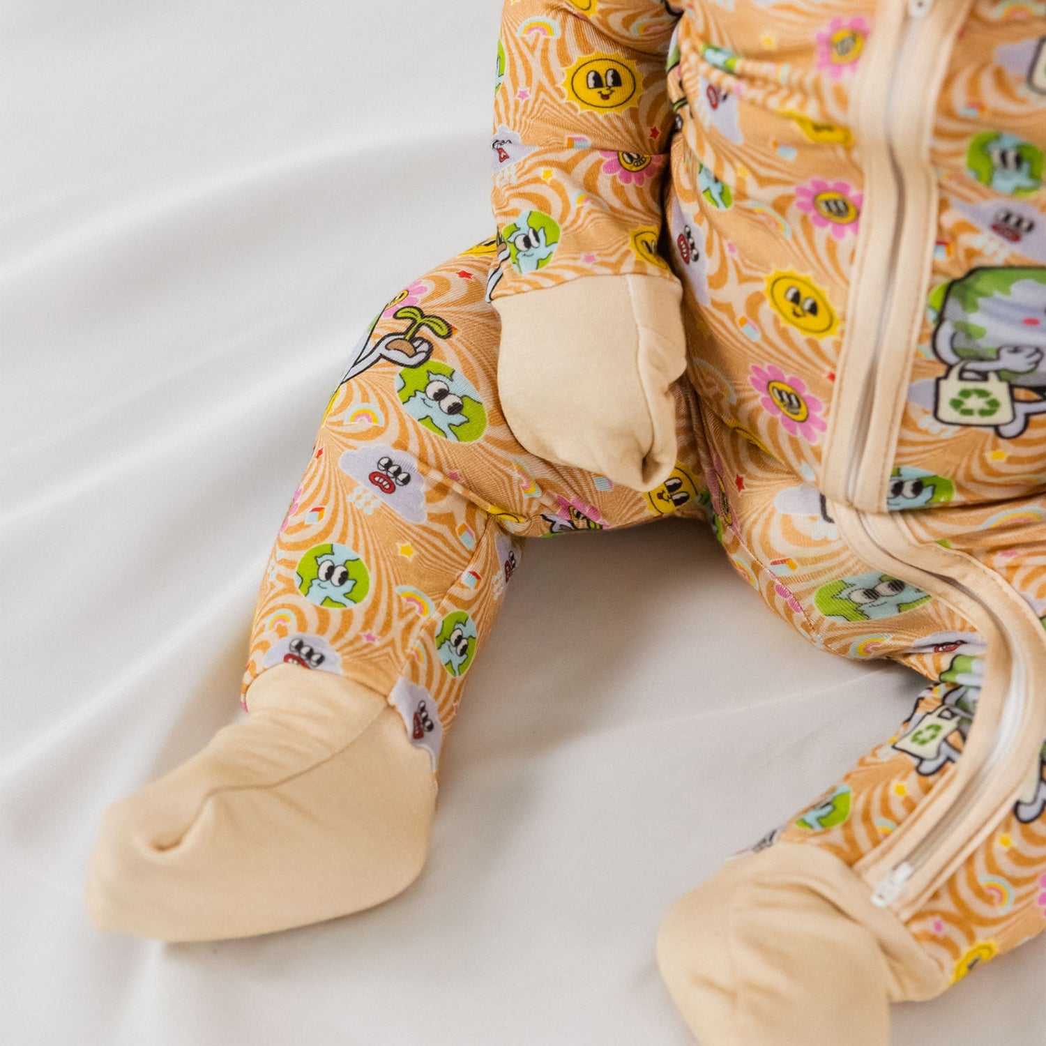 LIL' EARTHLING BAMBOO ZIPPY - Aaria Tees Aaria Tees