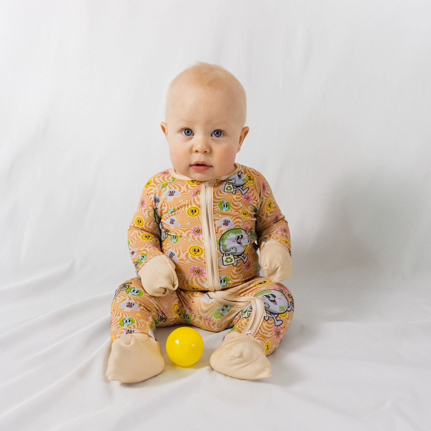 LIL' EARTHLING BAMBOO ZIPPY - Aaria Tees Aaria Tees