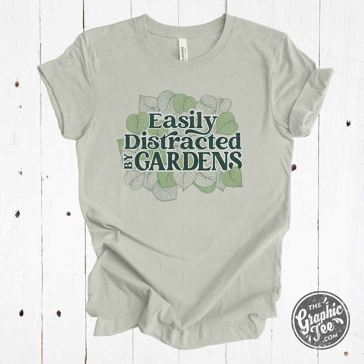 Easily Distracted By Gardens Short Sleeve Tee - Aaria Tees