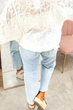Beau Blue Patriotic Sequin Star Pattern Jeans Aaria Tees