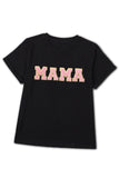 Sierra MAMA Chenille Graphic Tee - Aaria Tees Aaria Tees