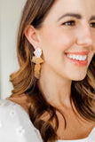 Electra Statement Earrings - Gold - Aaria Tees Aaria Tees