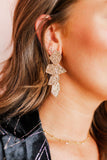 Electra Statement Earrings - Gold - Aaria Tees Aaria Tees