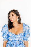 Electra Statement Earrings - Silver - Aaria Tees Aaria Tees