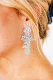 Electra Statement Earrings - Silver - Aaria Tees Aaria Tees
