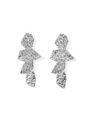 Electra Statement Earrings - Silver - Aaria Tees Aaria Tees