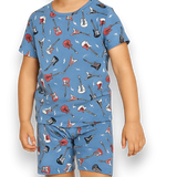 Electric Guitars Rockstar Summer Pajama Set Aaria Tees