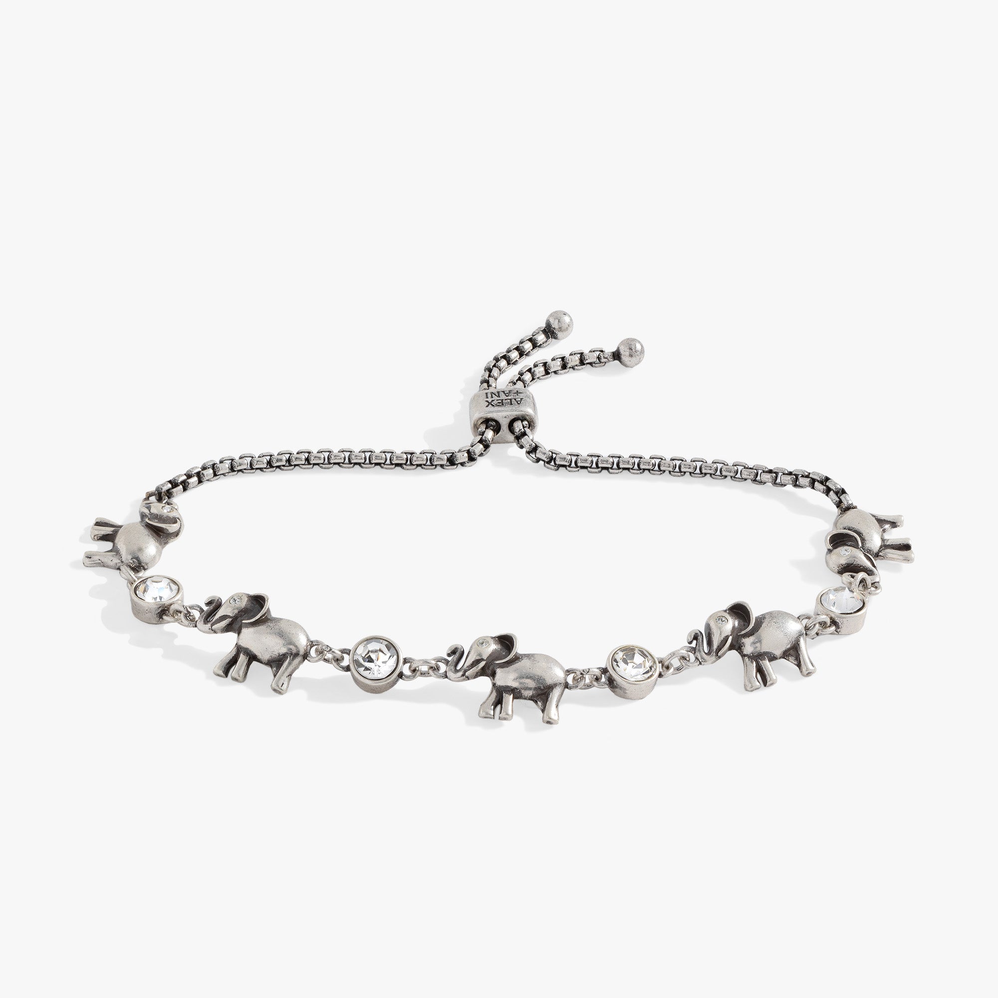 Elephant Crystal Bolo Bracelet - Aaria Tees Aaria Tees