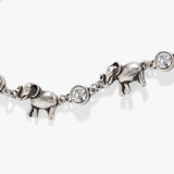 Elephant Crystal Bolo Bracelet - Aaria Tees Aaria Tees