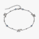Elephant Inline Charm Anklet - Aaria Tees Aaria Tees