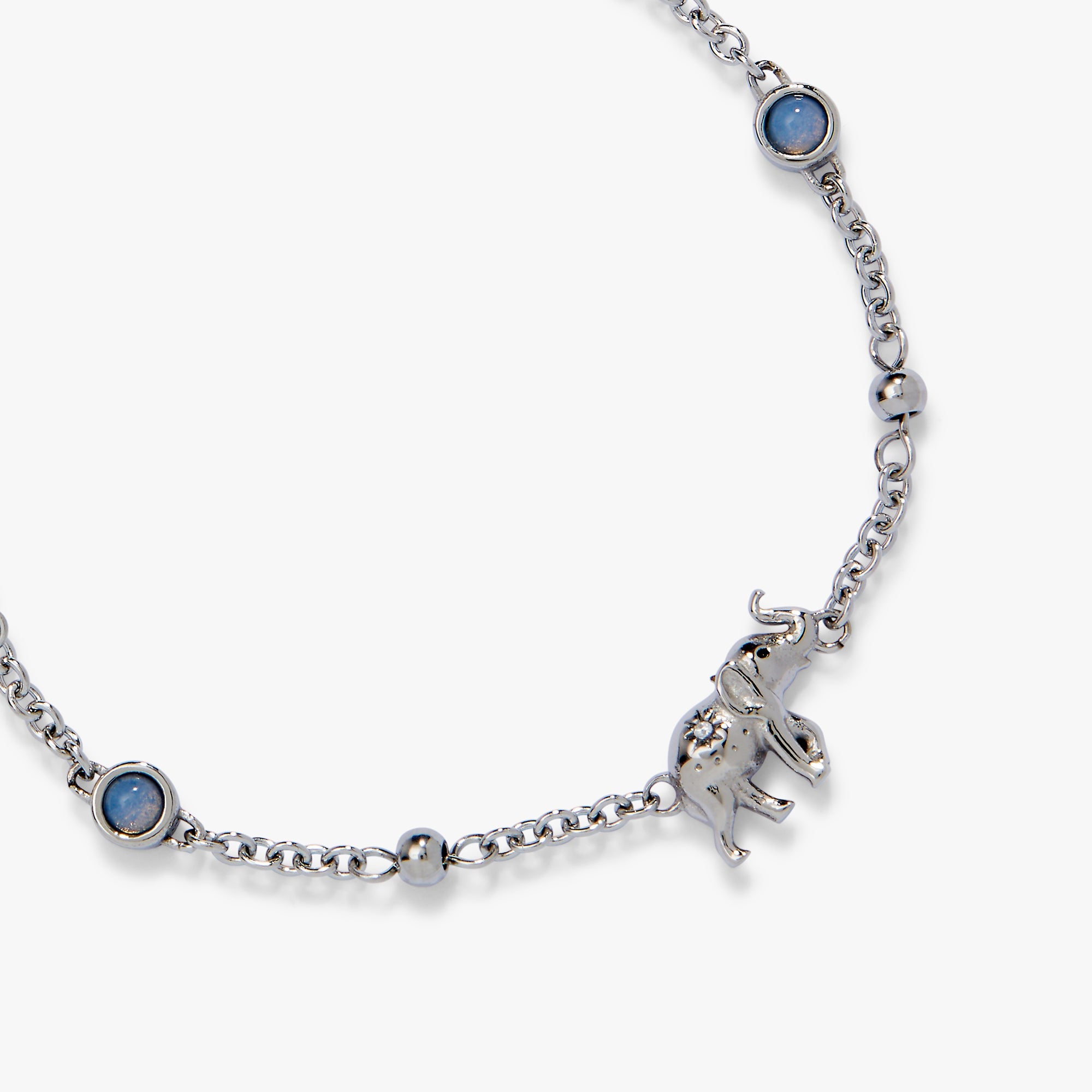 Elephant Inline Charm Anklet - Aaria Tees Aaria Tees