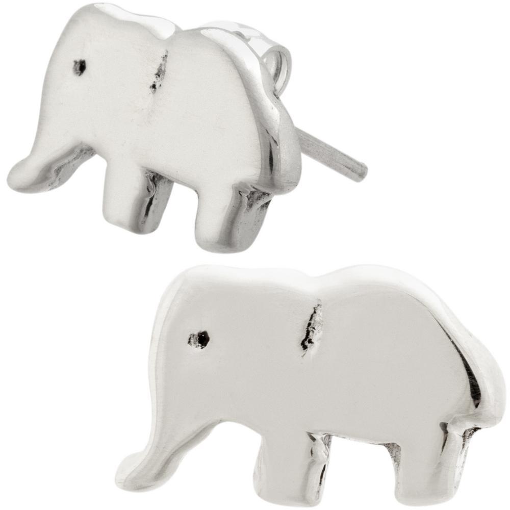 Elephant Sterling Earrings - Aaria Tees Aaria Tees