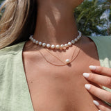 Ellie Pearl Choker Aaria Tees