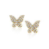 Elsie Pave Butterfly Studs Aaria Tees