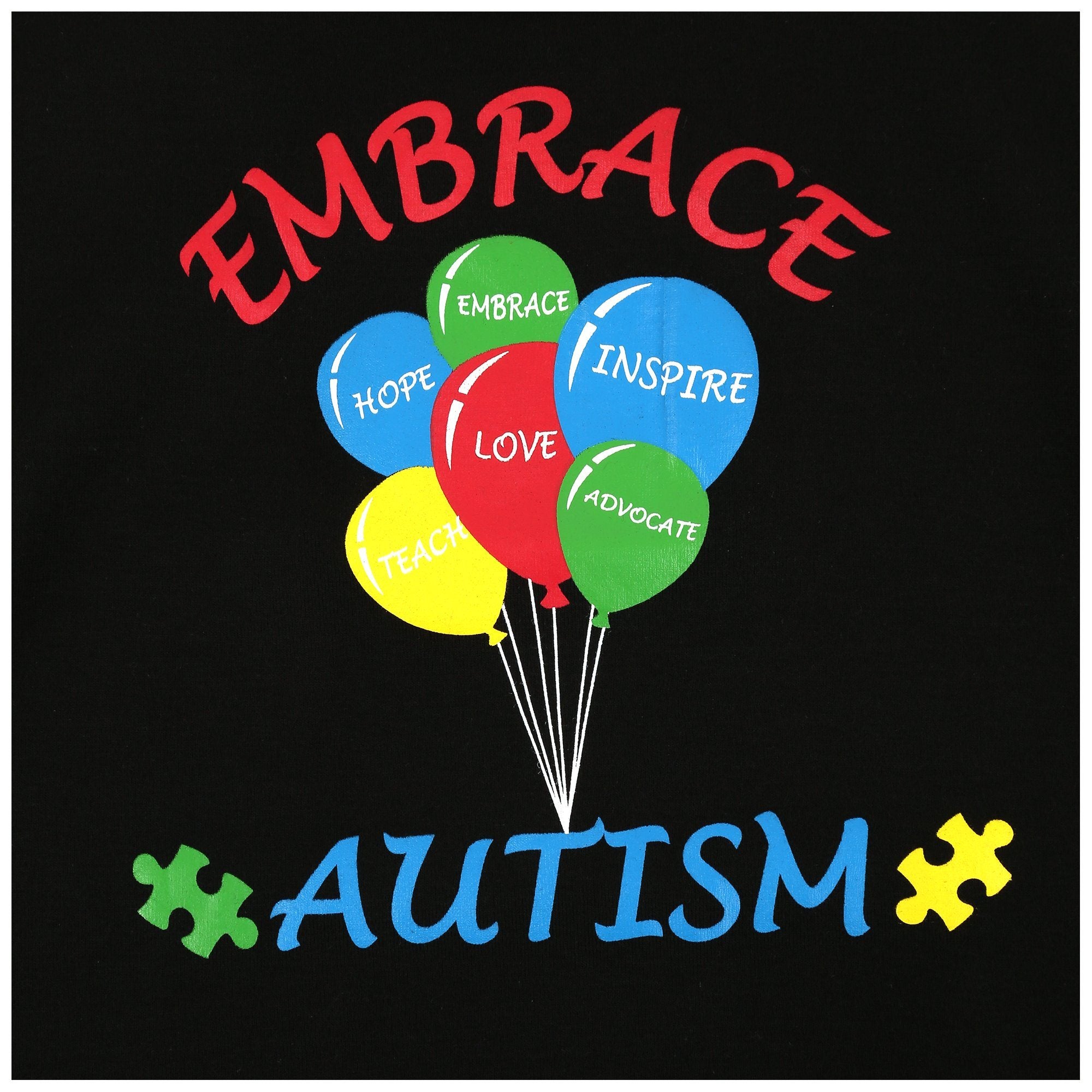 Embrace Autism Balloons Tank Top - Aaria Tees Aaria Tees