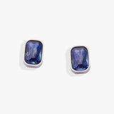 September Emerald-Cut Birthstone Stud Earrings - Aaria Tees Aaria Tees