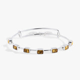 November Birthstone Emerald Cut Bangle - Aaria Tees Aaria Tees
