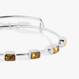 November Birthstone Emerald Cut Bangle - Aaria Tees Aaria Tees