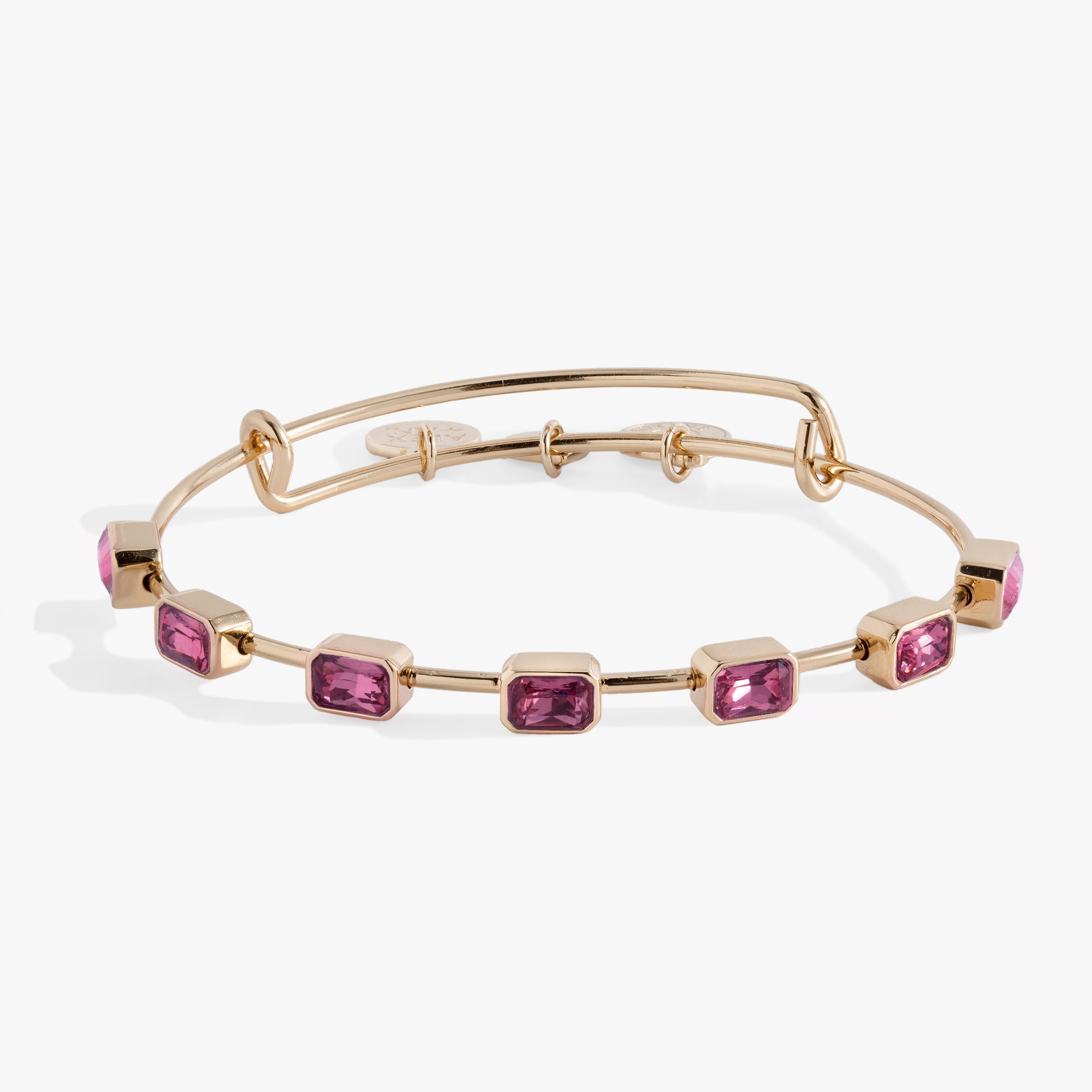 October Birthstone Emerald Cut Bangle - Aaria Tees Aaria Tees