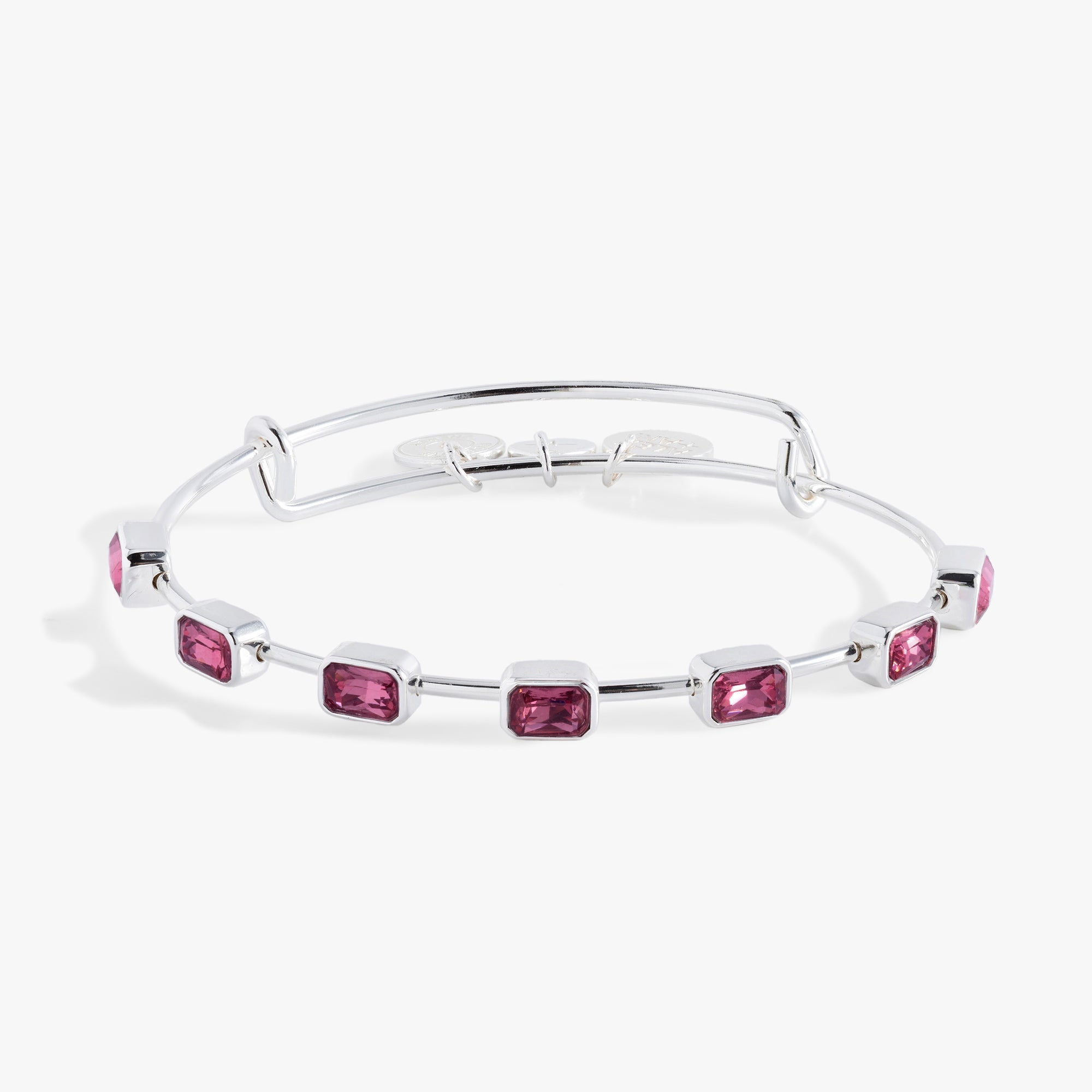 October Birthstone Emerald Cut Bangle - Aaria Tees Aaria Tees