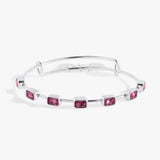 October Birthstone Emerald Cut Bangle - Aaria Tees Aaria Tees