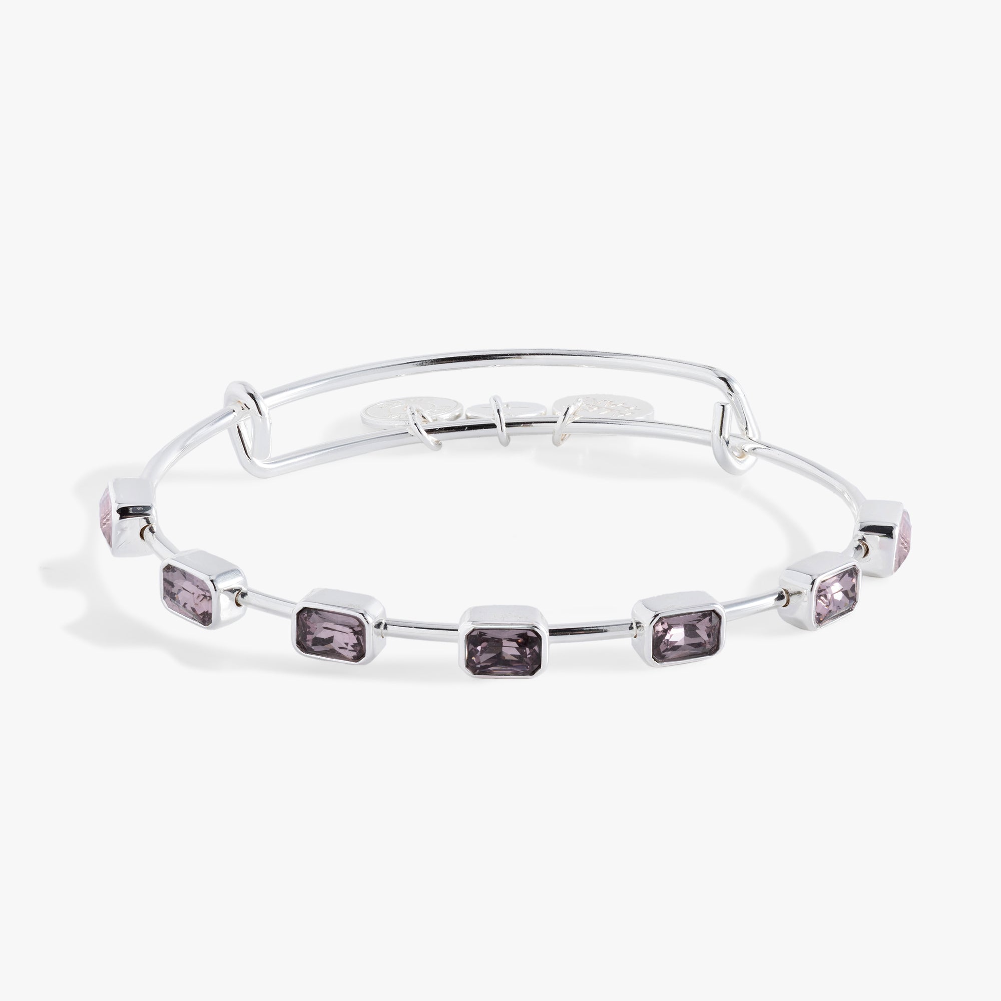 June Birthstone Emerald Cut Bangle - Aaria Tees Aaria Tees
