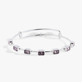 June Birthstone Emerald Cut Bangle - Aaria Tees Aaria Tees