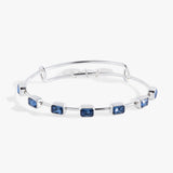 September Birthstone Emerald Cut Bangle - Aaria Tees Aaria Tees